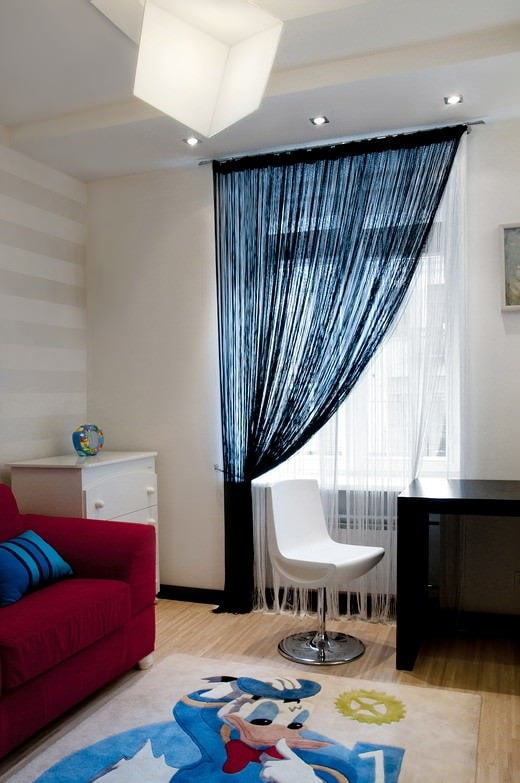 Все про ниткові штори: види, особливості та поради з вибору 17 - Int Mebel нитяные шторы