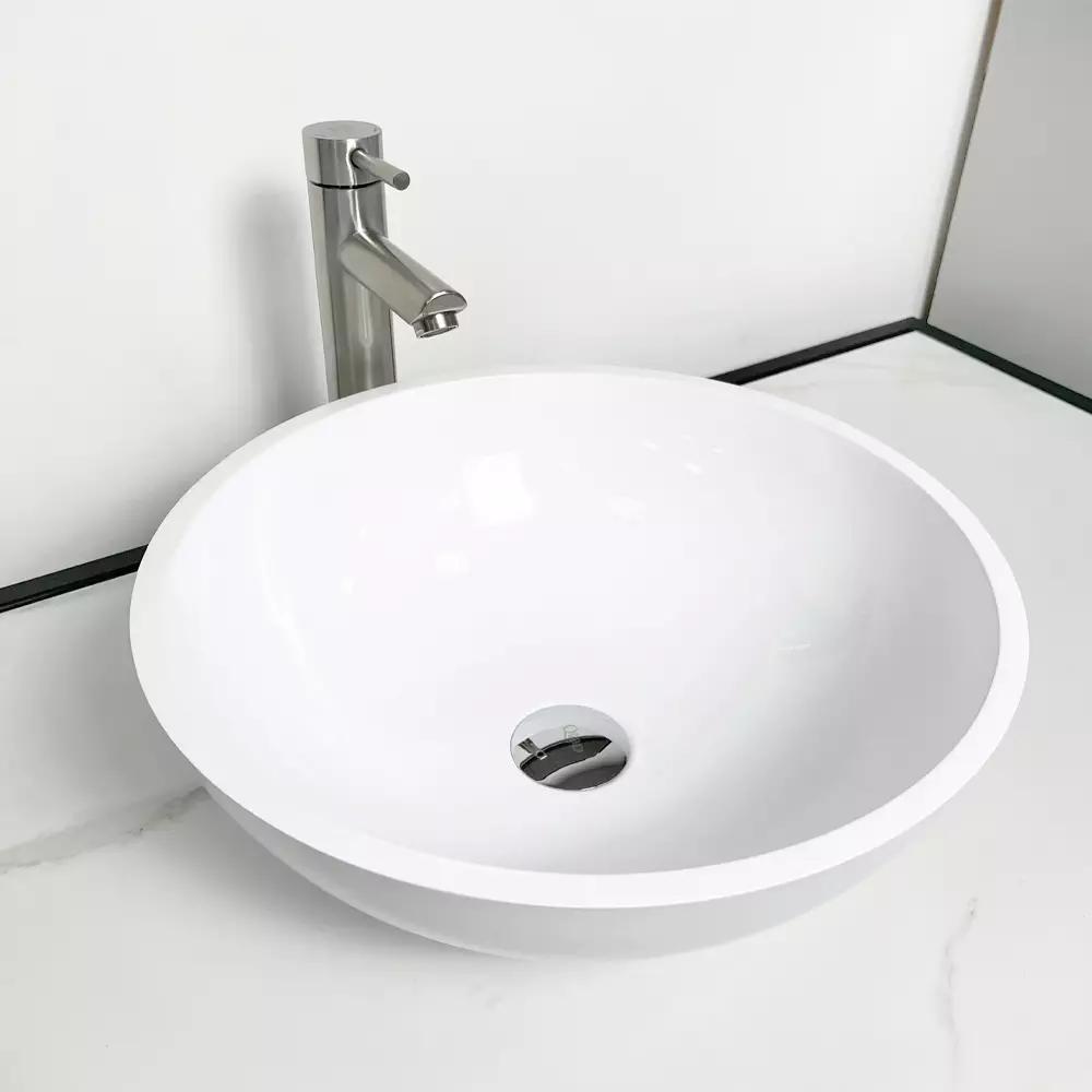 Як правильно обрати умивальник та меблі для ванної кімнати: практичні поради 1 - Int Mebel сучасний умивальник для ванної кімнати білий керамічний