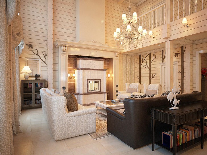 внутрішнє оздоблення заміського будинку