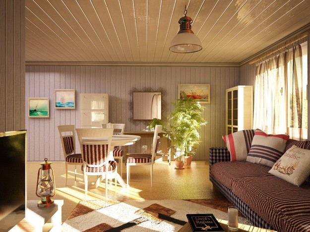 внутрішнє оздоблення заміського будинку